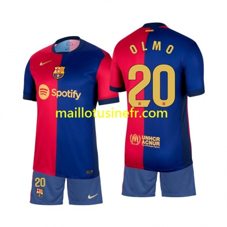 Maillot de Foot FC Barcelone Olmo 20 Domicile 2024-25 - Enfant